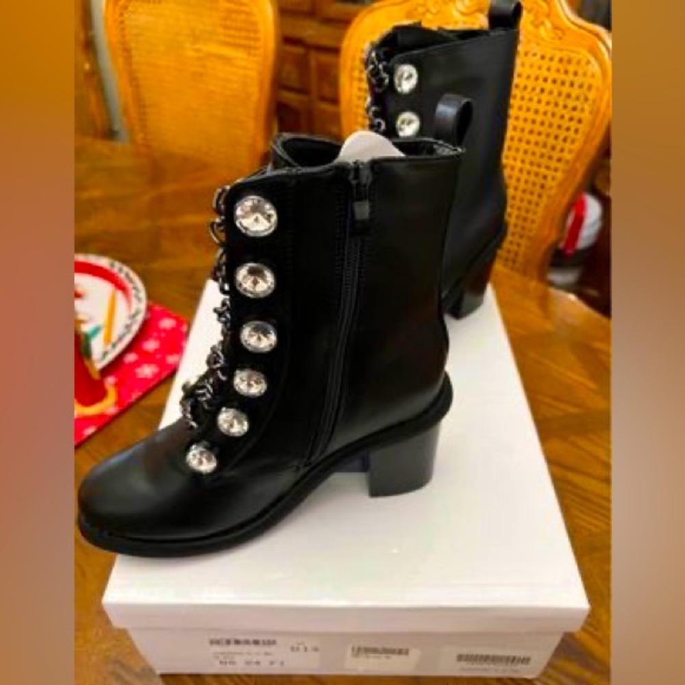 Venus Embellished Combat Boots